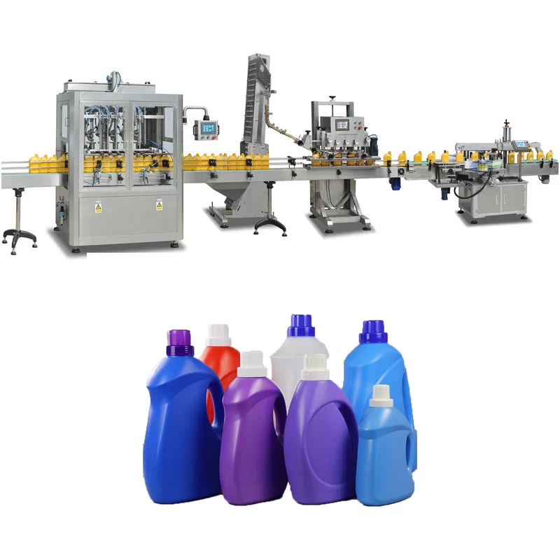 Máy chiết rót chất tẩy rửa dạng lỏng